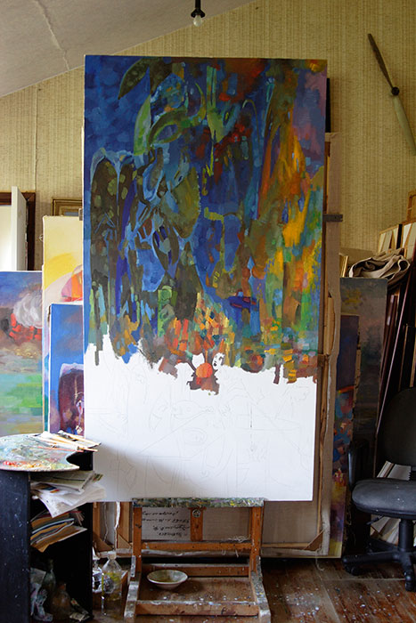 The Ship of Fools painting process The Ship of Fools painting process