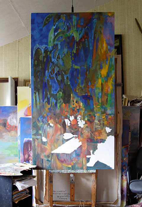 The Ship of Fools painting process The Ship of Fools painting process