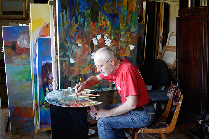The Ship of Fools painting process The Ship of Fools painting process