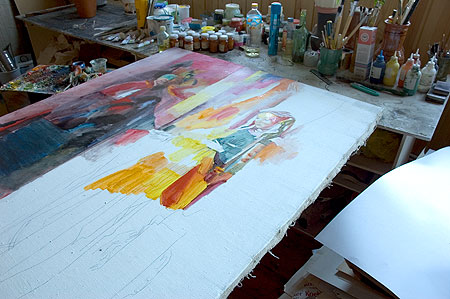 The Arnolfini Marriage painting process The Arnolfini Marriage painting process