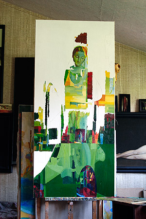 Judith painting process