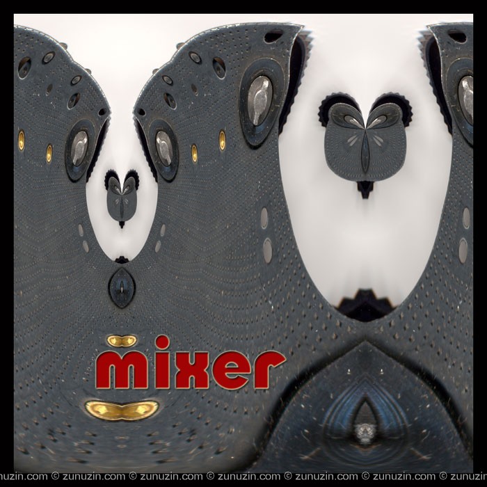 Abstract art poster - Mixer