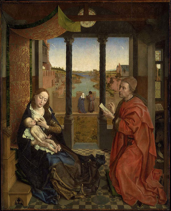 Rogier van der Weyden - St. Luke Drawing a Portrait of the Virgin Mary