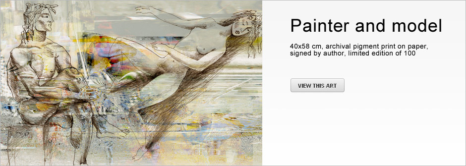 Painter and model