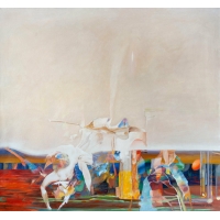 Jupiter and Io (Antonio Correggio. Improvisation)