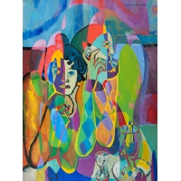 Harlequin And His Companion (Reflections on works by Pablo Picasso)