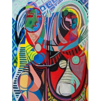 Girl Before A Mirror (Reflections on works by Pablo Picasso)