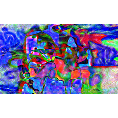 Original Digital Abstract Art - Deformation