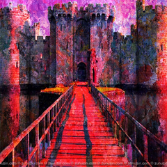 Scotland Castle Poster - Bodiam Castle
