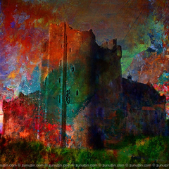 Scotland Castle Wall Poster - Doune Castle