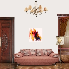 View in Room - Red, yellow, black