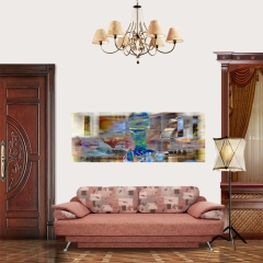 View in Room - Blue lady: Movement of time