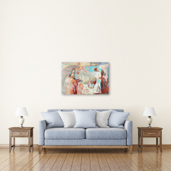 View in Room - St. Luke Drawing a Portrait of the Virgin Mary (Rogier van der Weyden Improvisation)