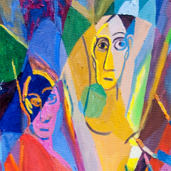 Fragment - The Girls of Avignon (Reflections on works by Pablo Picasso)