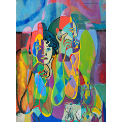 Harlequin And His Companion (Reflections on works by Pablo Picasso)