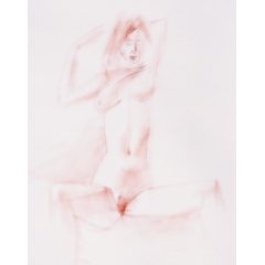 The naked girl