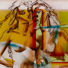 Woman and Man - fragment