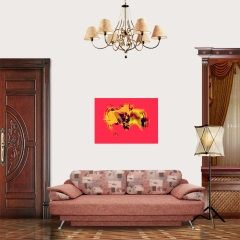 View in Room - Yellow Bull