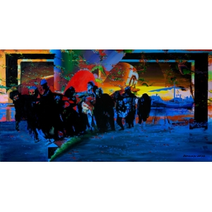 Barge Haulers on the Volga (Ilya Repin Improvisation)