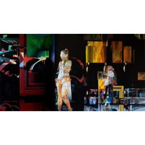 Nude in the artist's studio