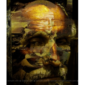 Anguish. Self-portrait