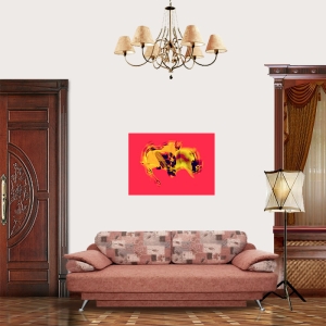 View in Room - Yellow Bull