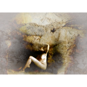 Woman brushes the hair