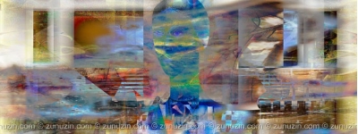 High Quality Art Prints for Sale - Blue lady: Movement of time