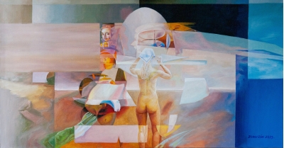 Morning in the artist's studio