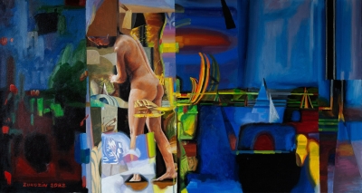 Cup of coffee at night