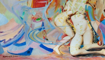 An Allegory of Venus and Cupid (Agnolo Bronzino. Improvisation) fragment