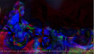 Blue Nude (Jean Auguste Dominique Ingres Improvisation)