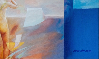 Morning in the artist's studio - fragment