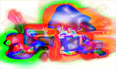 Digital Abstract Art - Accent