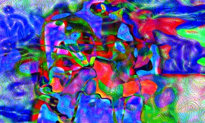 Original Digital Abstract Art - Deformation