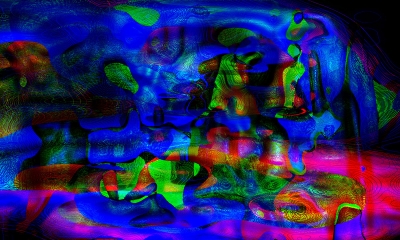 Digital Art Abstract Artwork - Shock