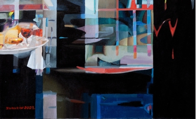 Behind the cafe window - fragment