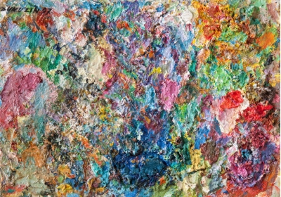 Original Abstract Painting for Sale - Flower Garden