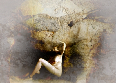 Woman brushes the hair