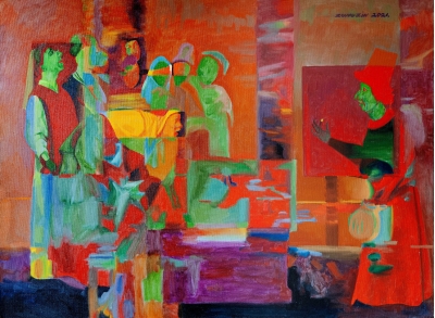 The magician (Hieronymus Bosch Improvisation)