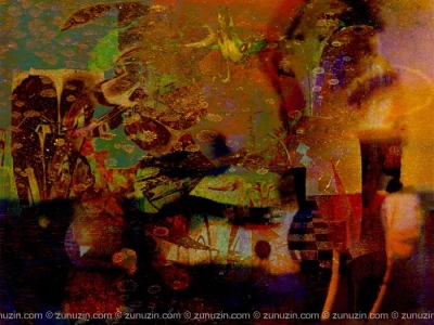 Digital surreal art - Disturbing Night