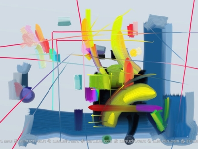 Abstract Geometric Art Prints - Circus