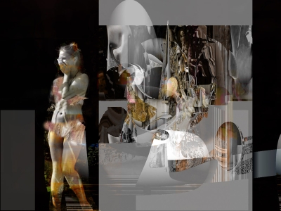 Model in artists workshop