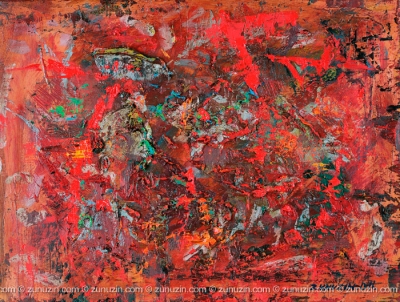 Abstract Red