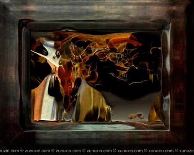 Large art print for sale - Presentiment of loneliness