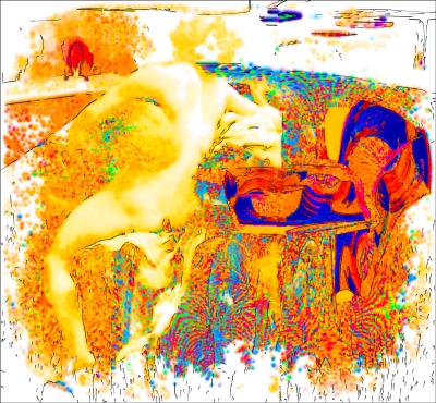 Nude in the bedroom. Morning