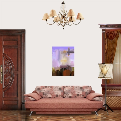 View in Room - Man flying in the sky