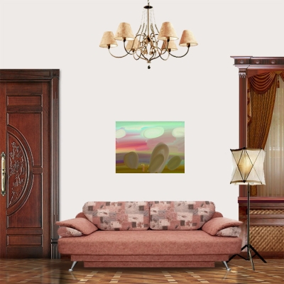 View in Room - Man and wind