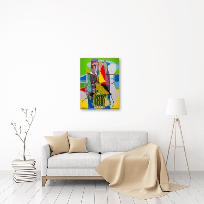 View in Room - Woman in a wheelchair