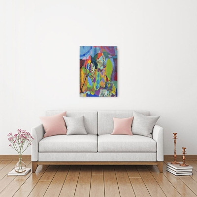 View in Room - Harlequin And His Companion (Reflections on works by Pablo Picasso)